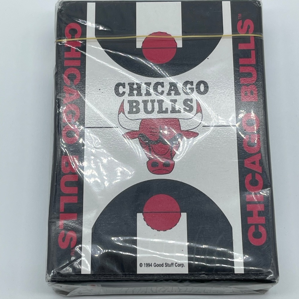 Vintage 1994 Chicago BULLS NBA Official Playing Cards Deck SEALED!